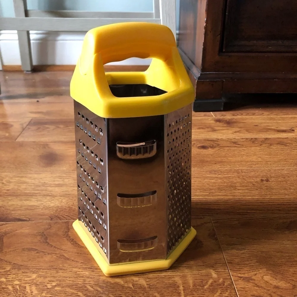 Yellow veggie and cheese grader